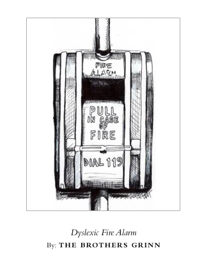 Grinn Dyslexic Alarm