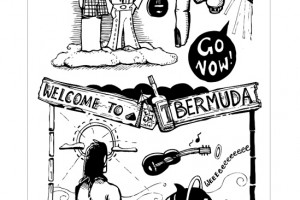 Chen - Jesus and Elvis on a Beach in Bermuda