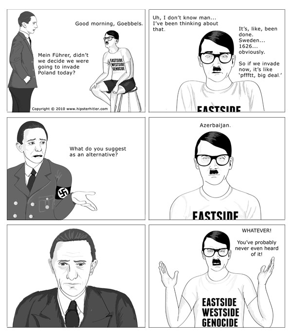 Hipster Hitler - Ironic Invasion